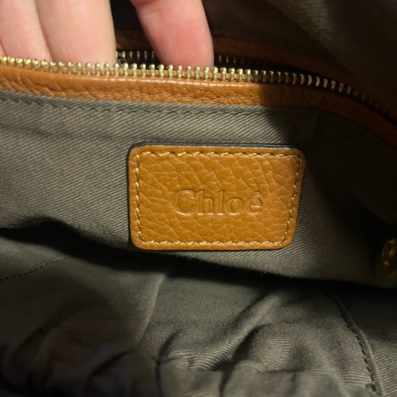 Chloe Marcie Medium Tan handbag - Picture 6 of 10